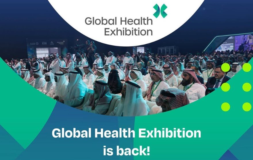 Global Health Exhibition 2025 official poster in Riyadh wiserhealth